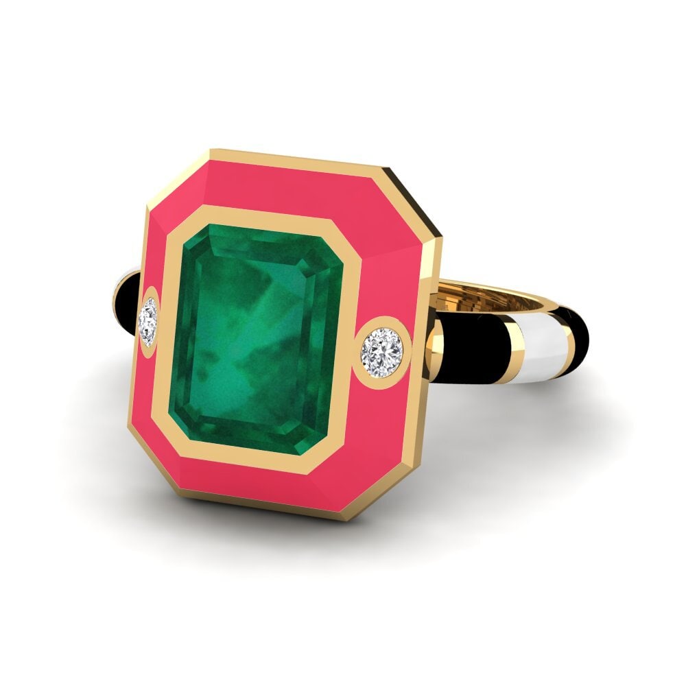 Smaragd Ring Dusj