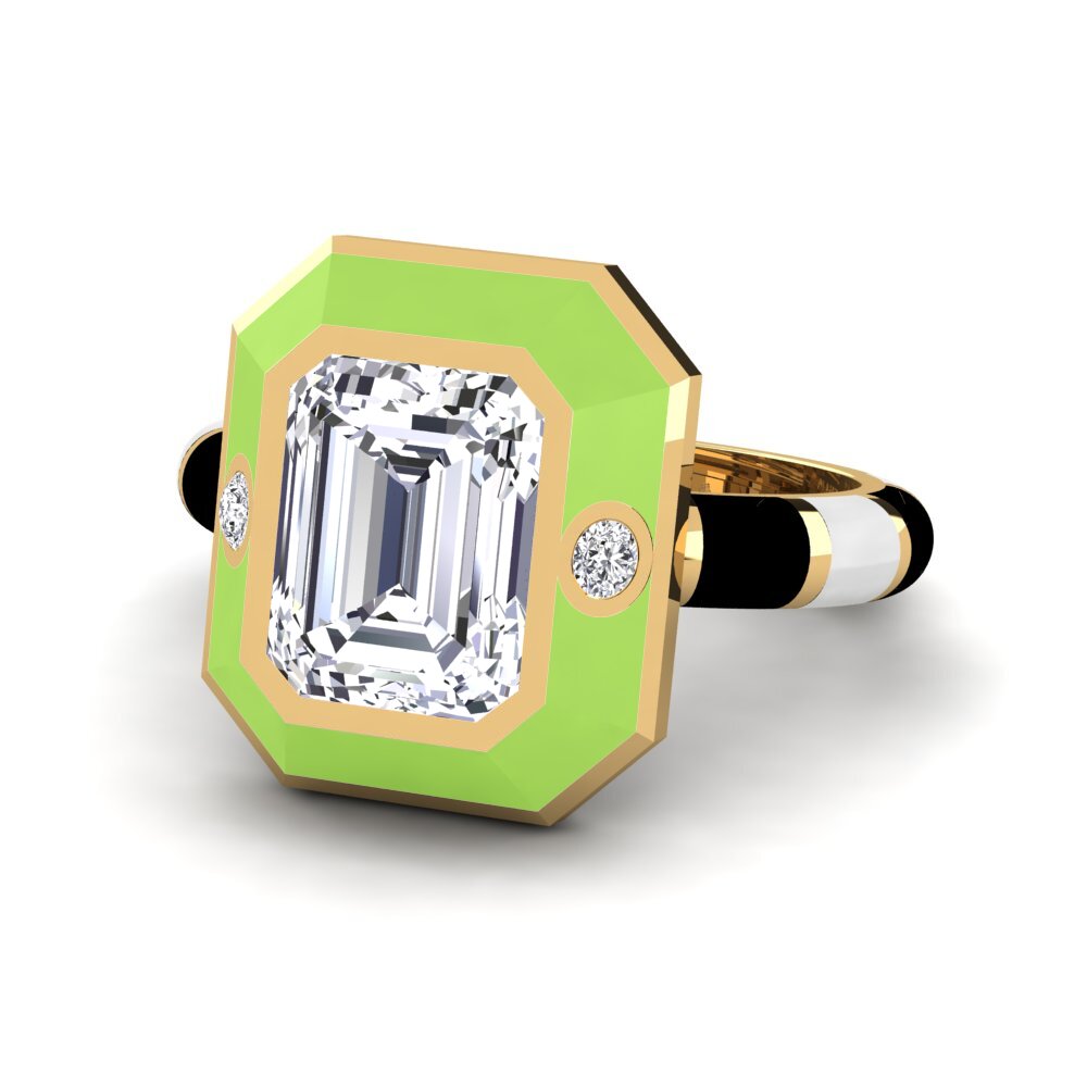 Labor-gezüchteter Diamant Ring Dusj