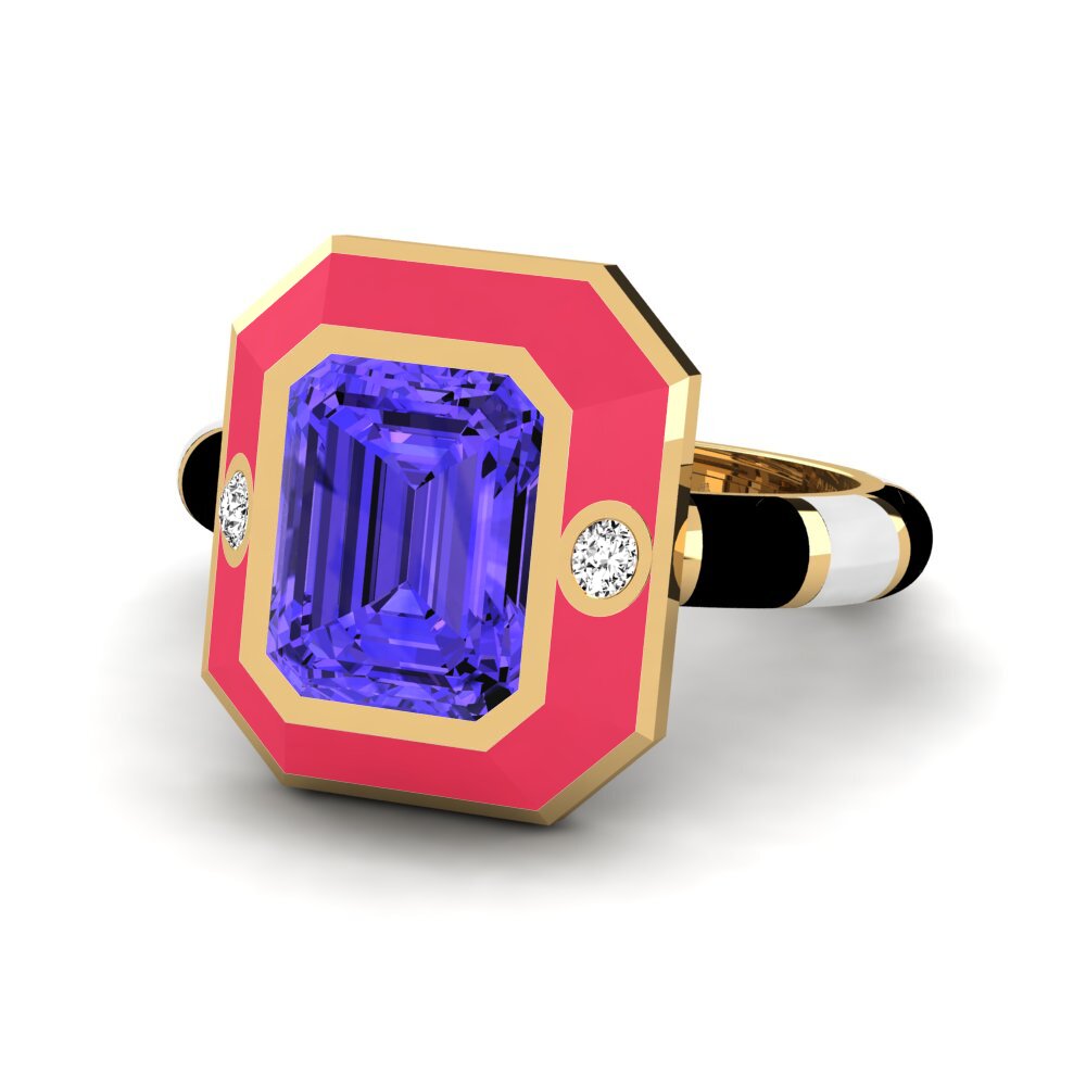 Tansanit Ring Dusj
