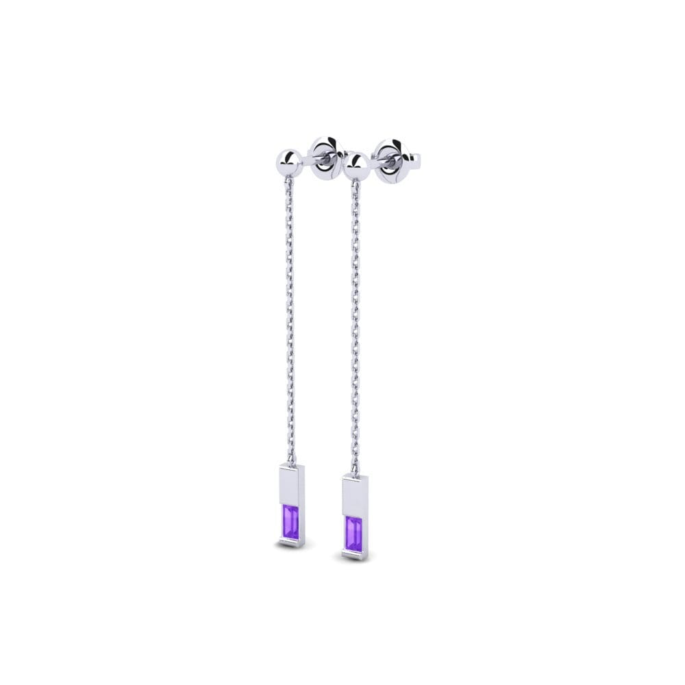 อเมทิสต์ Women's ต่างหู Dusitter