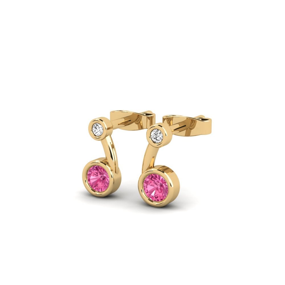 Pink Tourmaline Women's Earring Duver