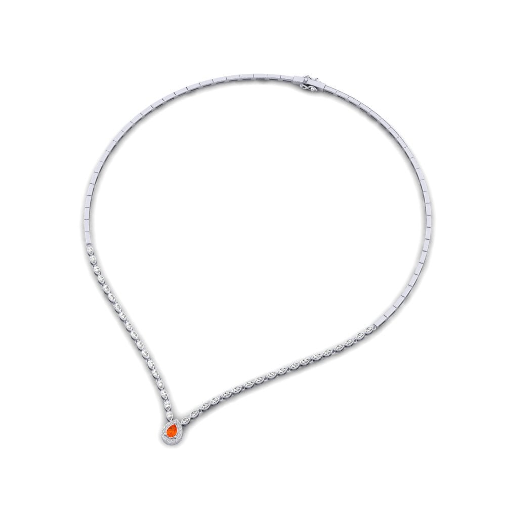 Fire-Opal Collier Duygus