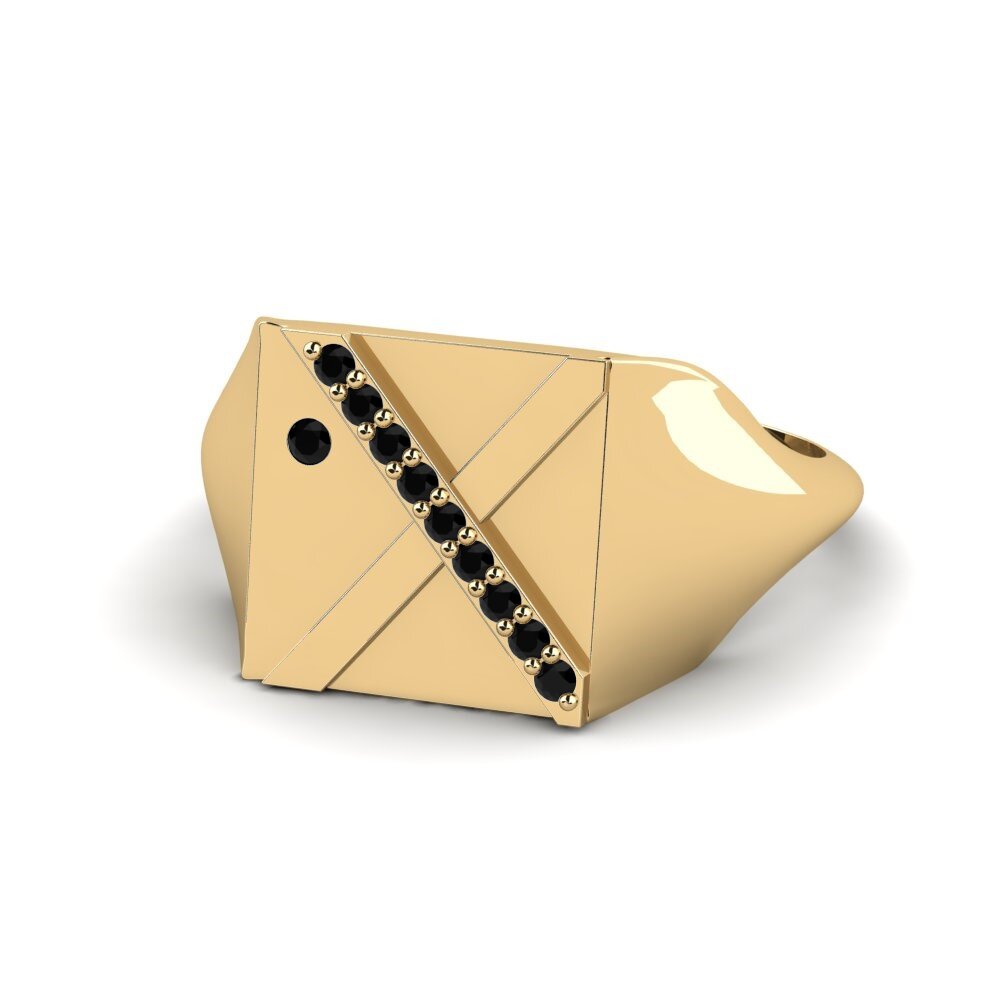 Zafiro negro Anillo Dynamilin