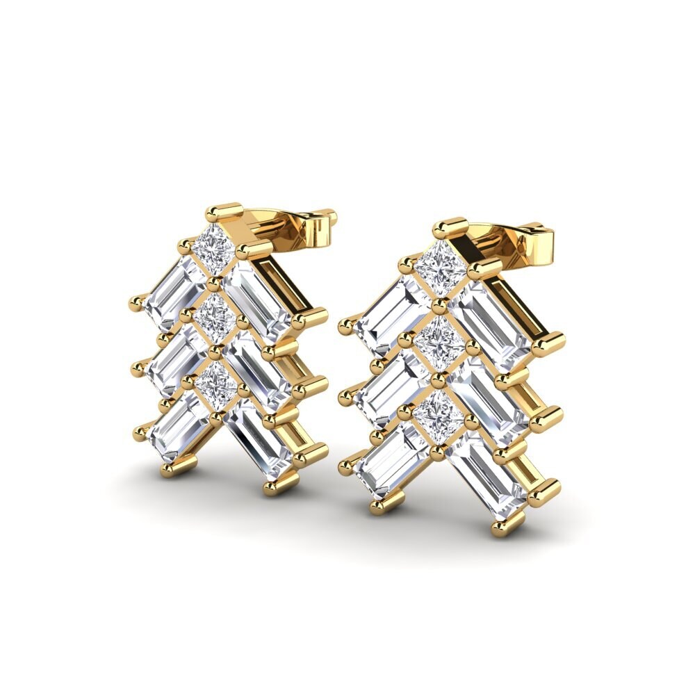 Baguette Lab Grown Diamond Women's Earring Earlenn