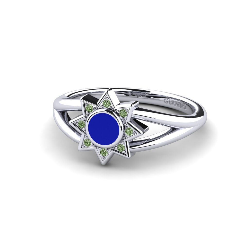 Grüner Diamant Ring Earner