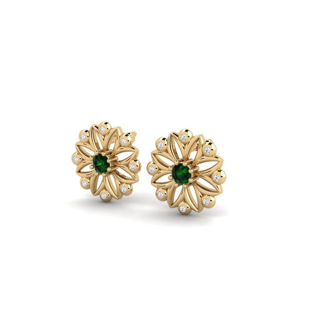 Green Tourmaline Women's Earring Eaud