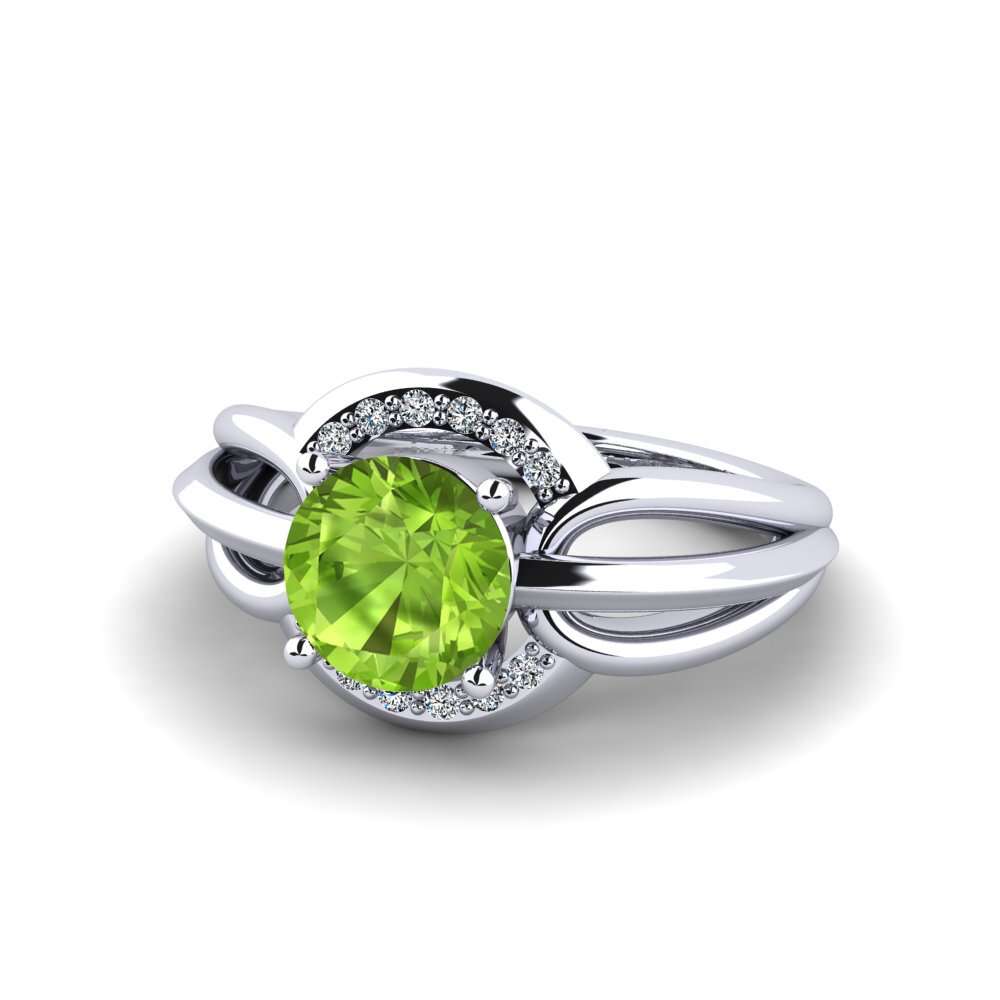 Peridot Women's Ring Ecgemd