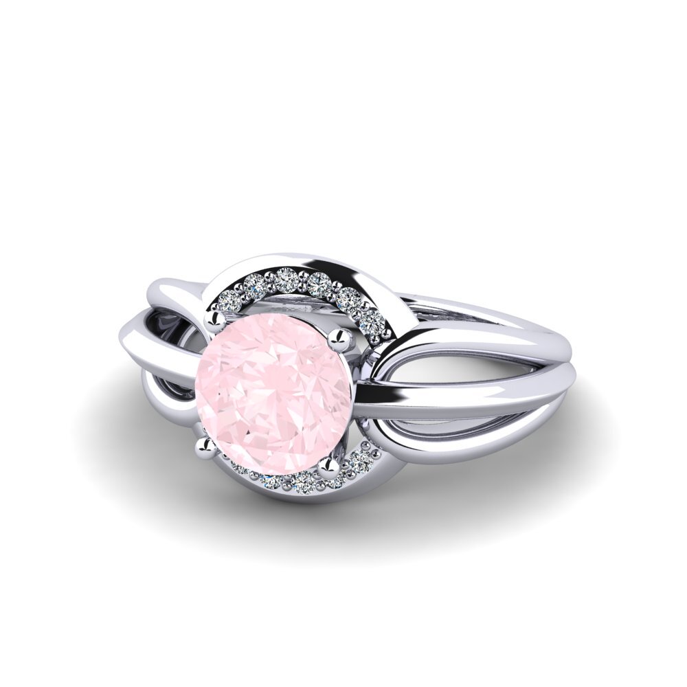 Rose Quartz Women's Ring Ecgemd