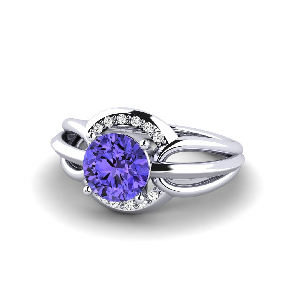Tanzanita Anillo de Mujer Ecgemd