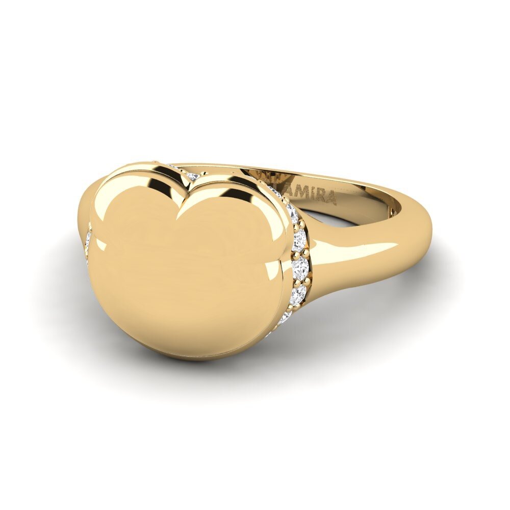 Weißer Saphir Pinker Ring Echoroc