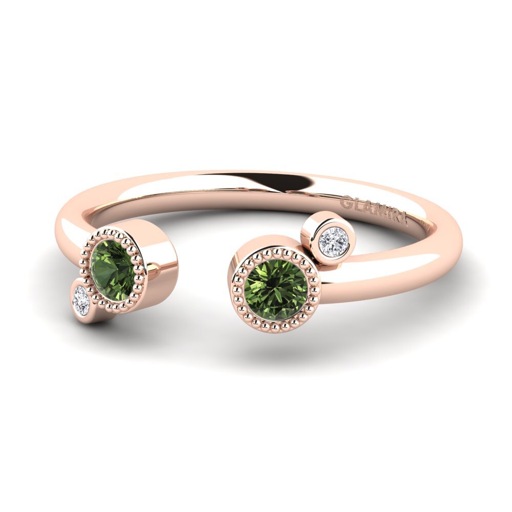 綠色藍寶石 戒指 Edelmira