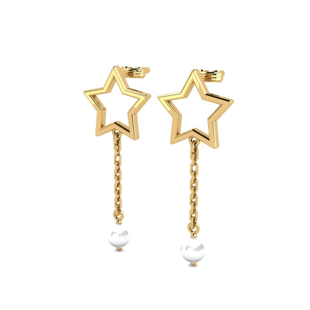 14ct Yellow Gold Women's Earring Edenie
