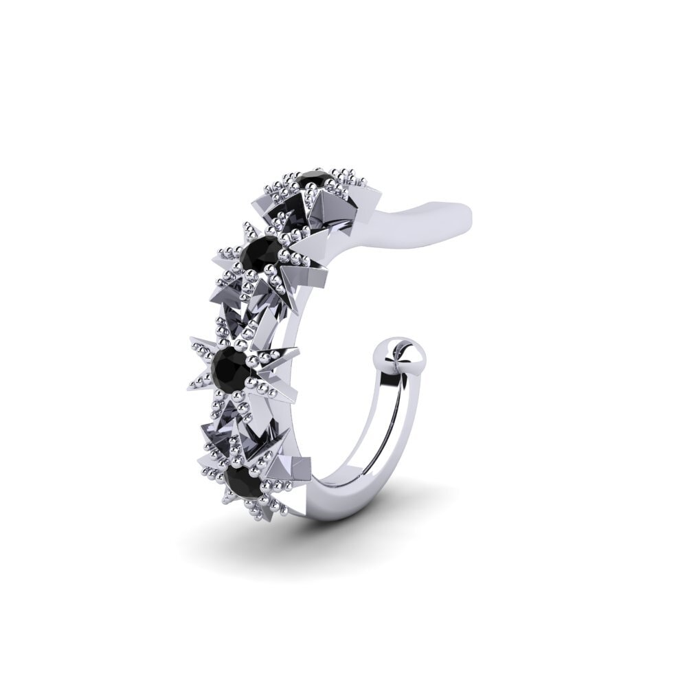 Diamante Negro Pendiente de mujer Ederastar