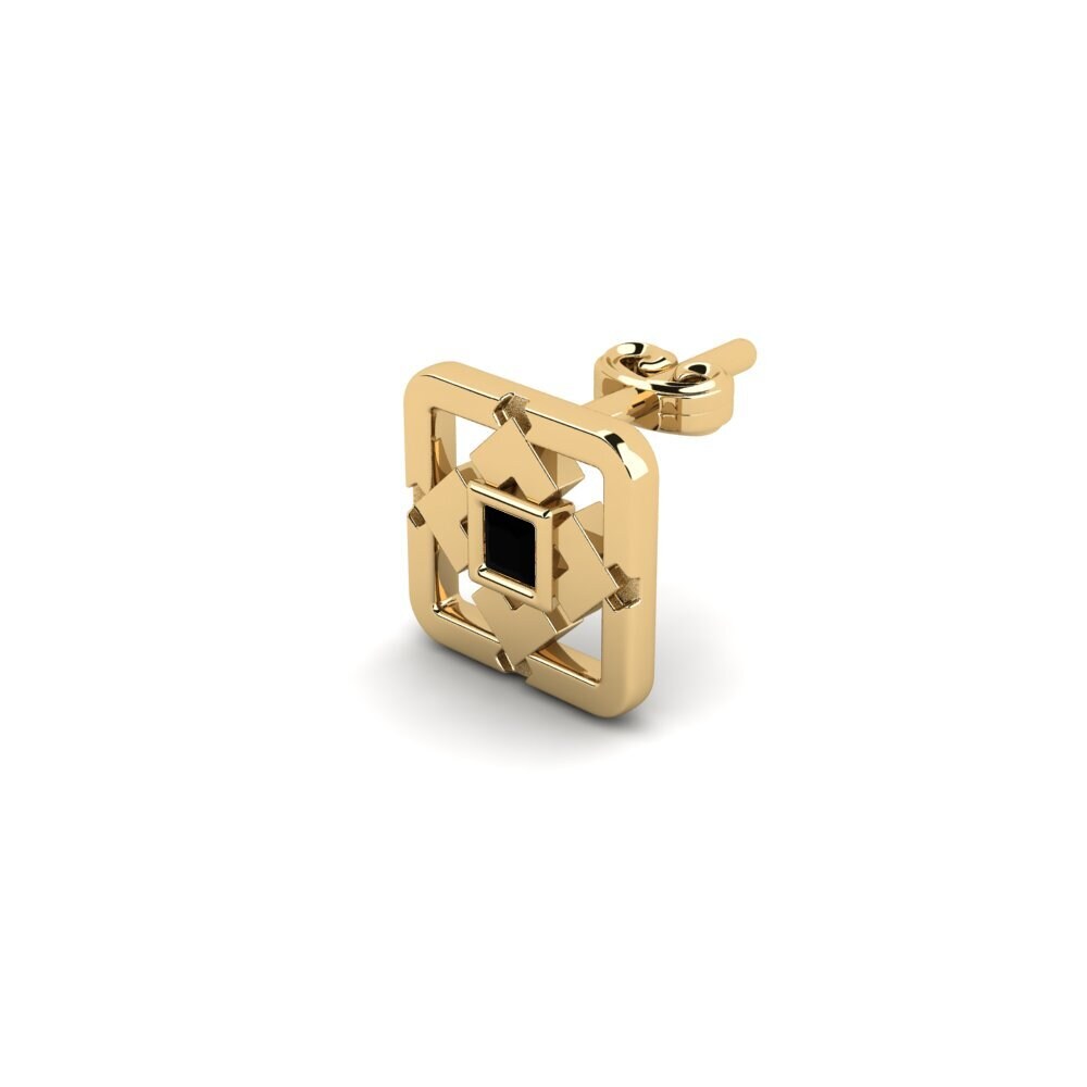 Black Diamond Men's Earring Edhend