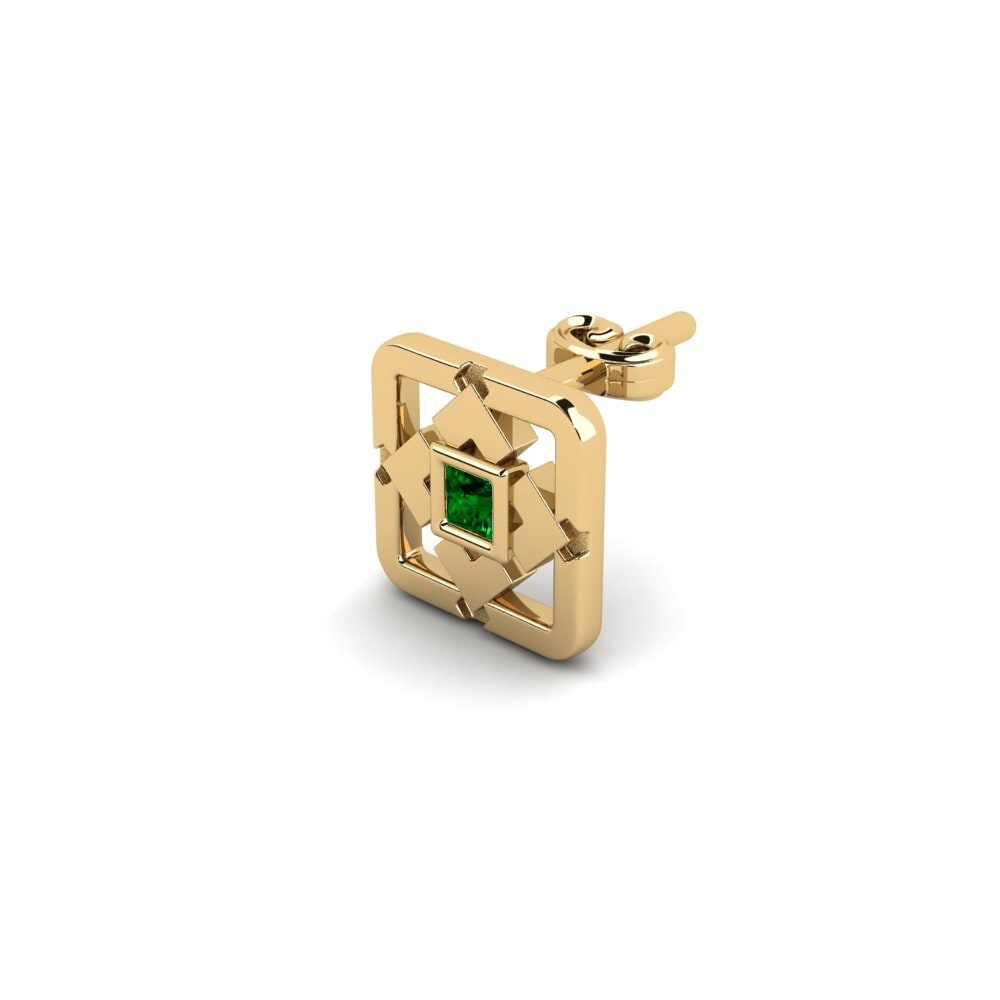 Circonita Verde Pendiente para hombre Edhend
