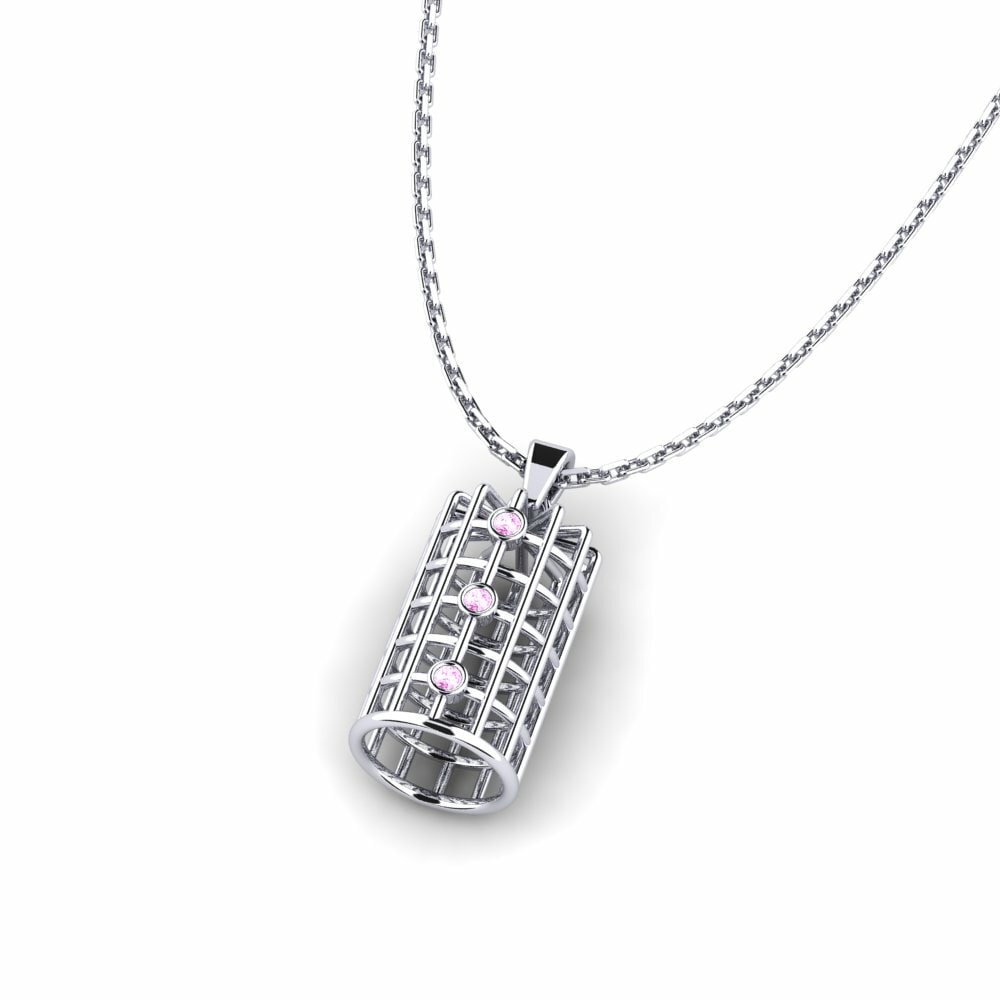 Pink Sapphire Women's Pendant Ednana
