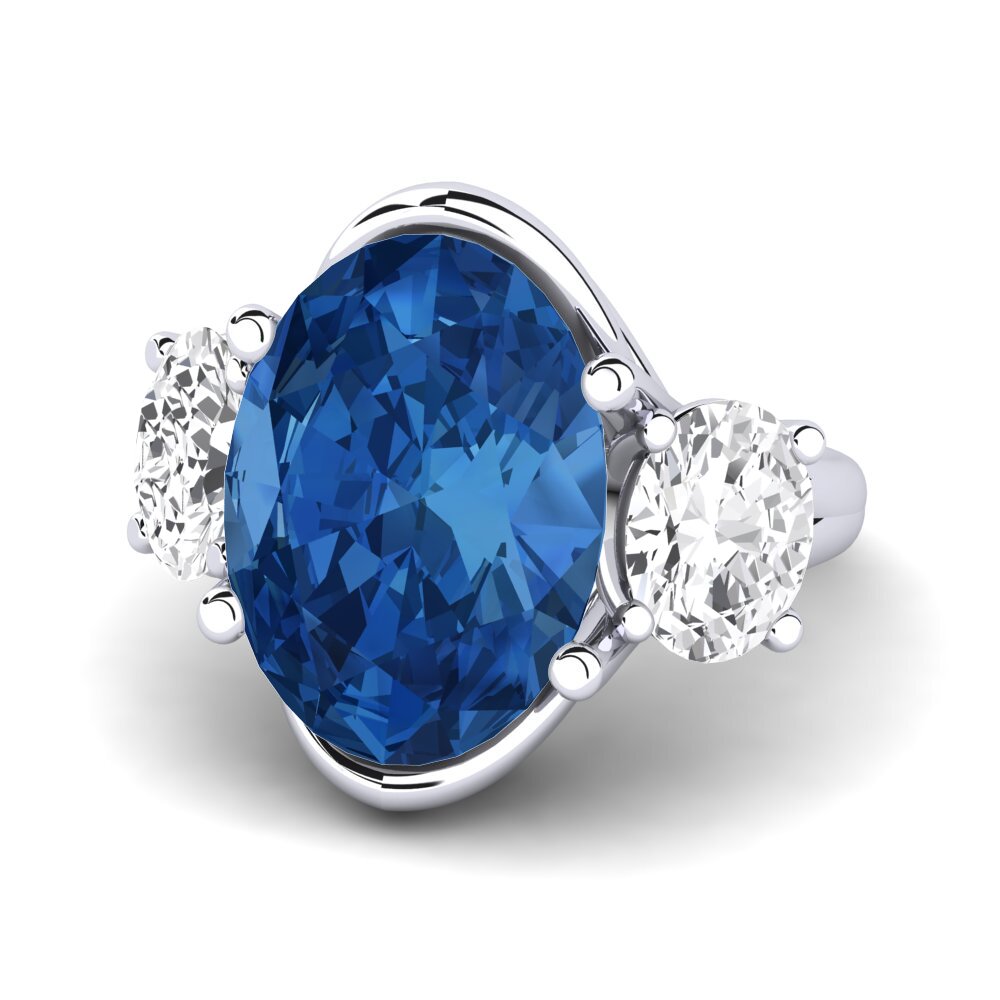 Dark Blue Zirconia Ring Edolie