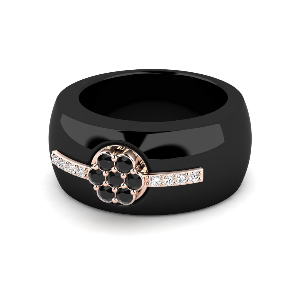 Schwarzer Onyx Ring Eduard
