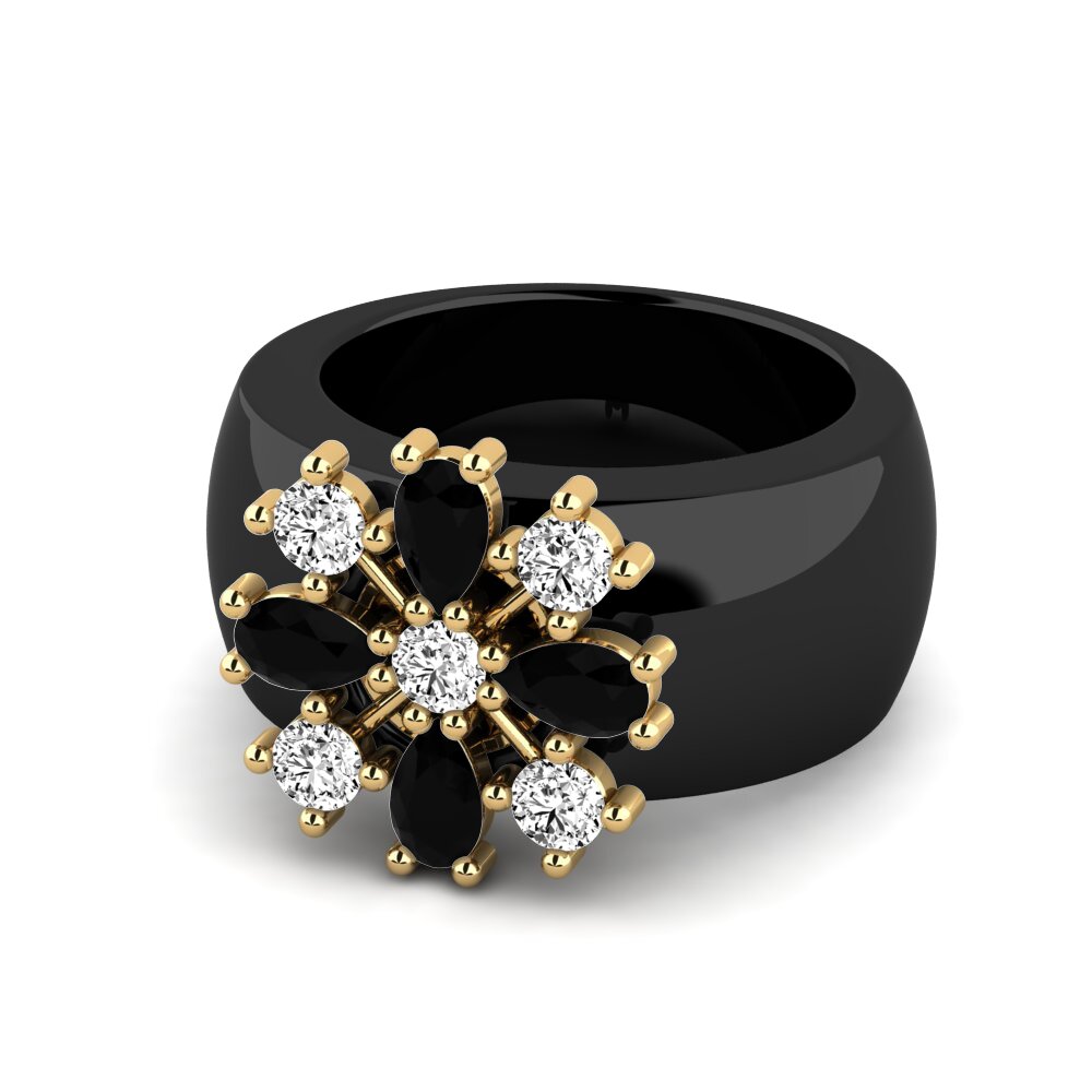 Schwarzer Onyx Ring Eells
