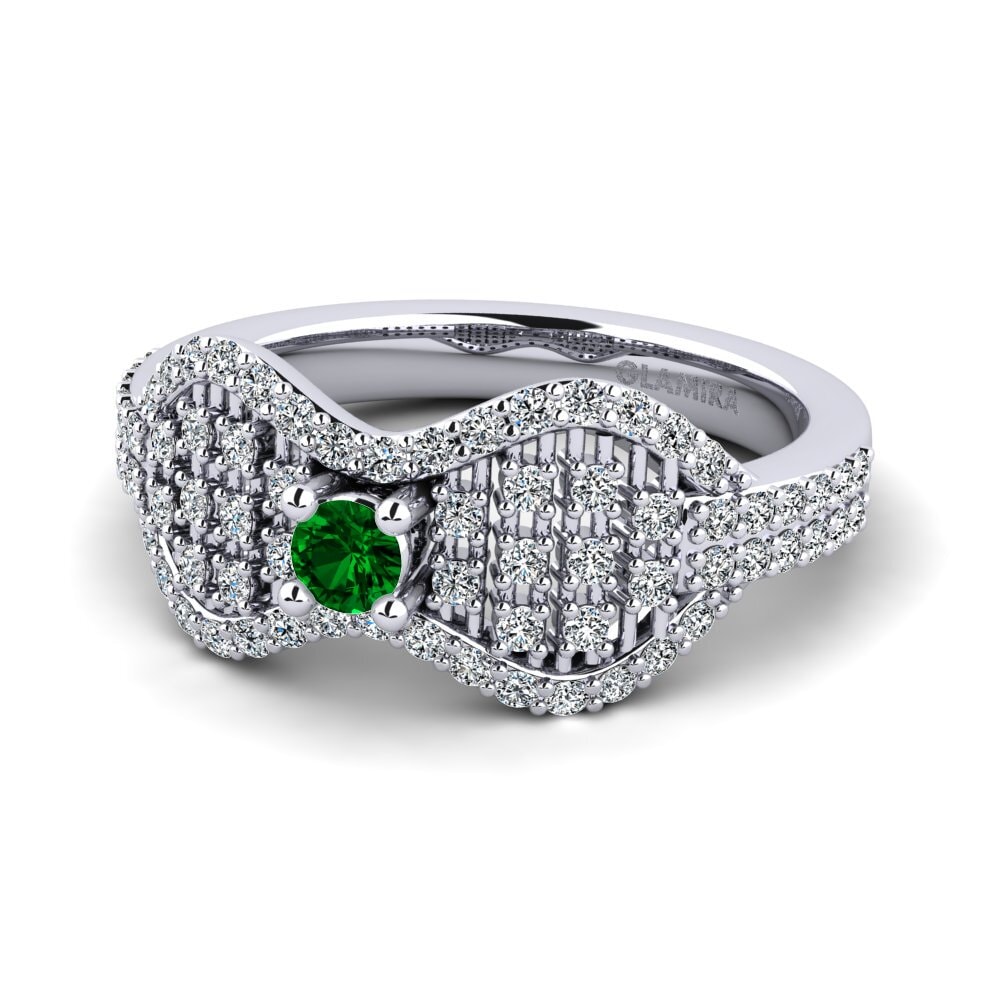 Zircone Verde Anello Eeltul