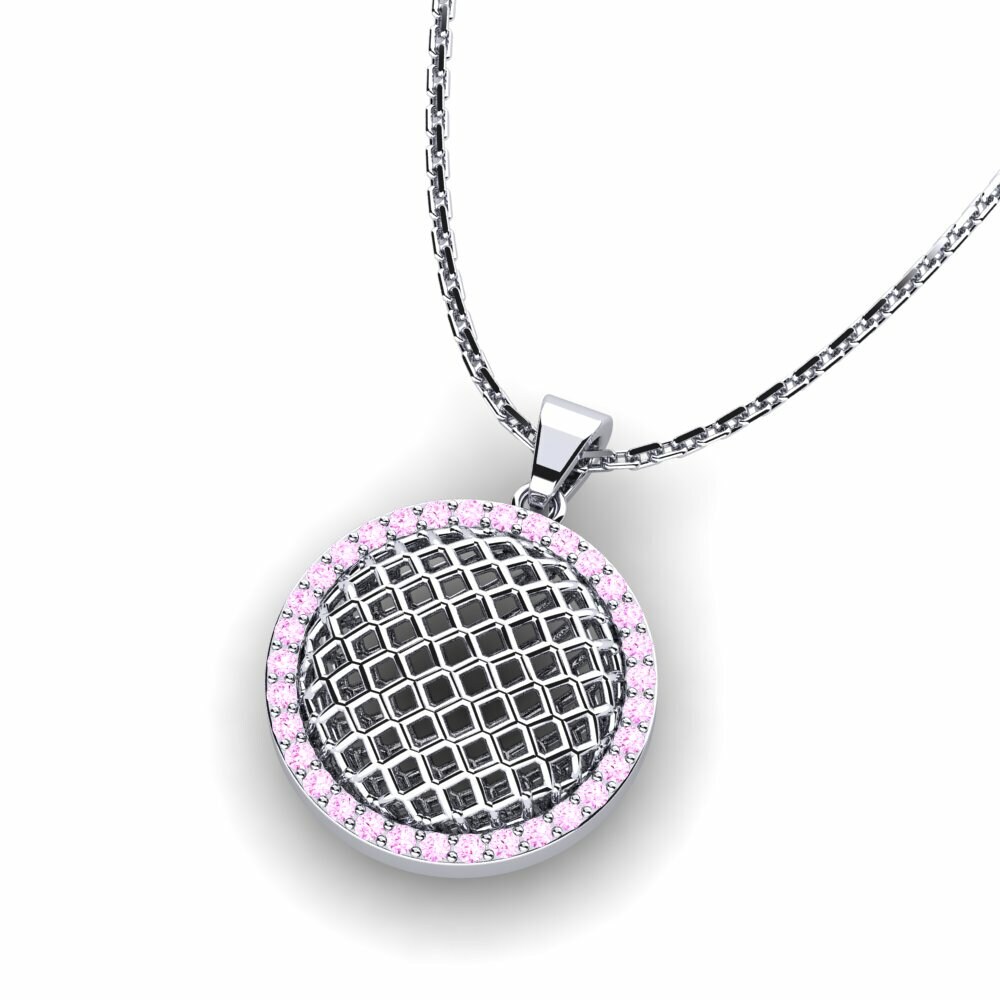 Pink Sapphire Women's Pendant Effetto