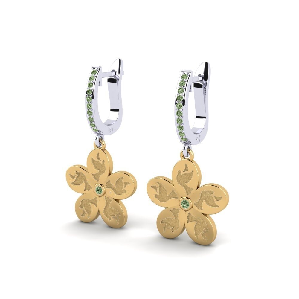 Green Diamond Earring Effroiy