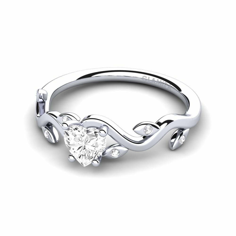 White sapphire Engagement Ring Efrata