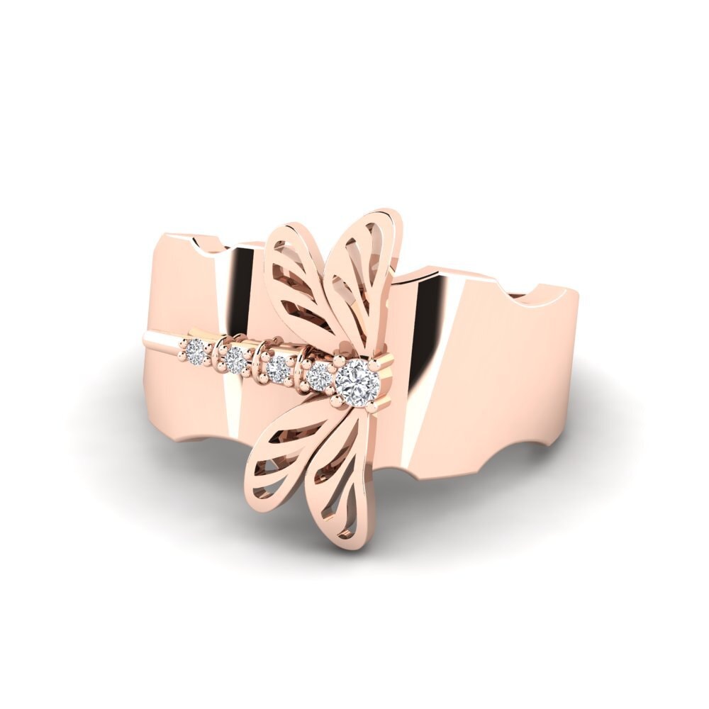 Rotgold 585 Ring Eggleston
