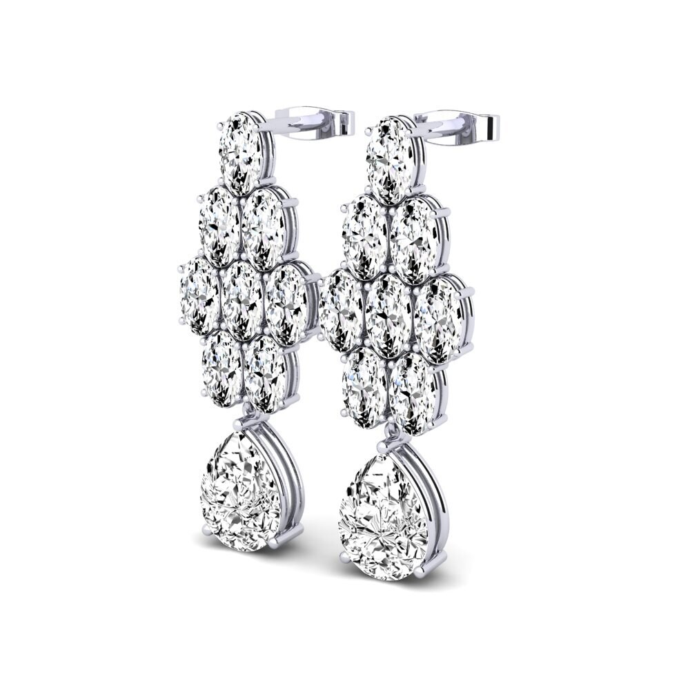 Đá Moissanite Bông tai nữ Egino