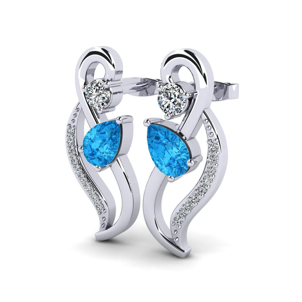 Blue Topaz Women's Earring Eider