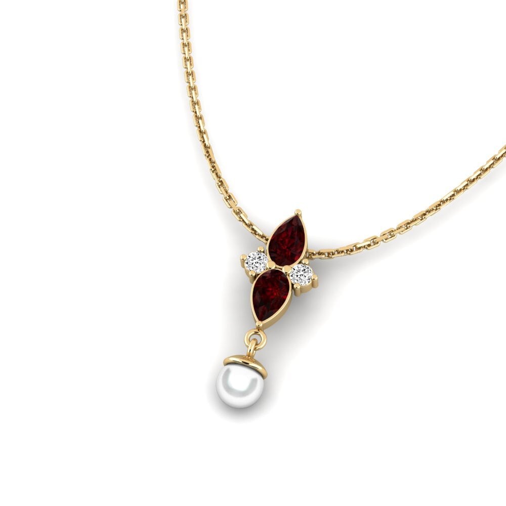 Garnet Women's Pendant Eiffel