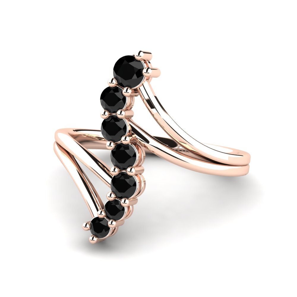 Schwarzer Diamant Ring Eilah