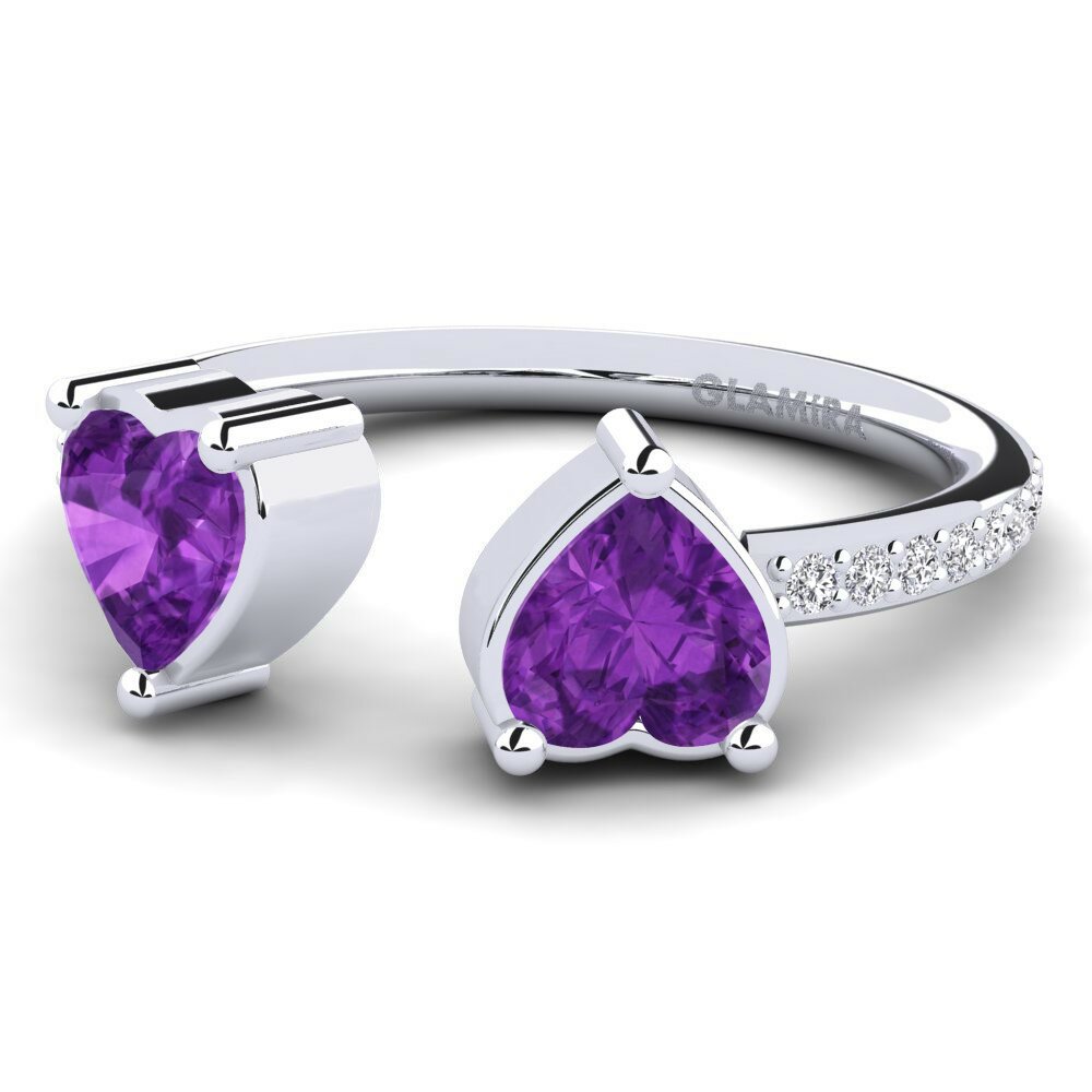 Améthyste Bague de fiançailles Eionia