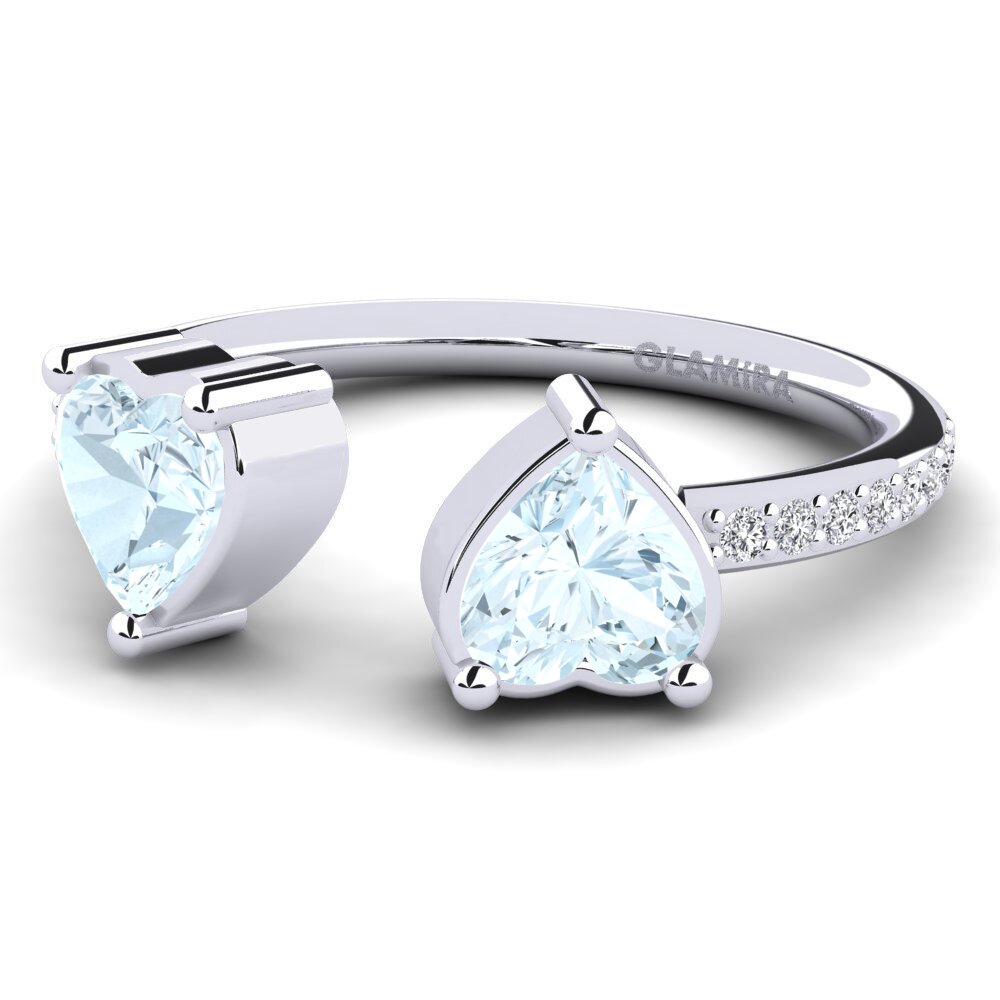 Aquamarine Engagement Ring Eionia