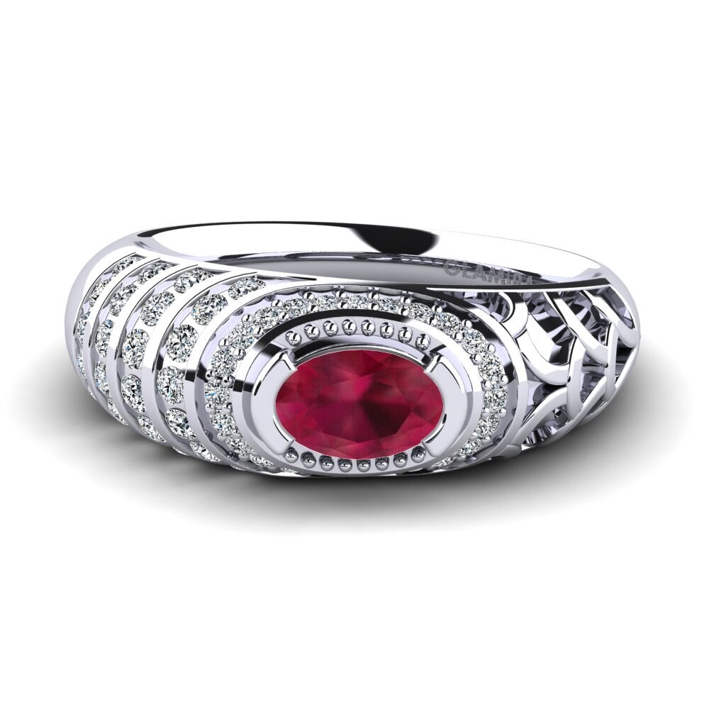 Rubí Anillo de compromiso Eirene