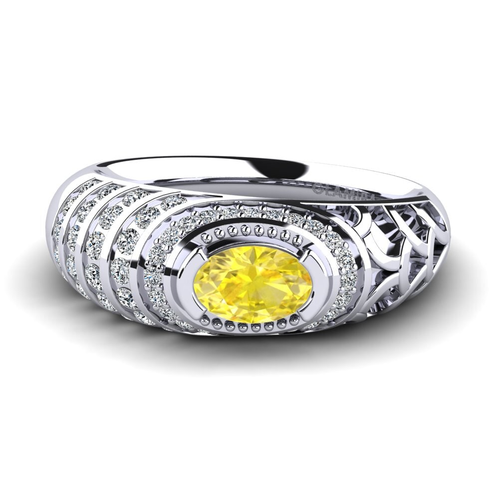 Yellow Sapphire Engagement Ring Eirene