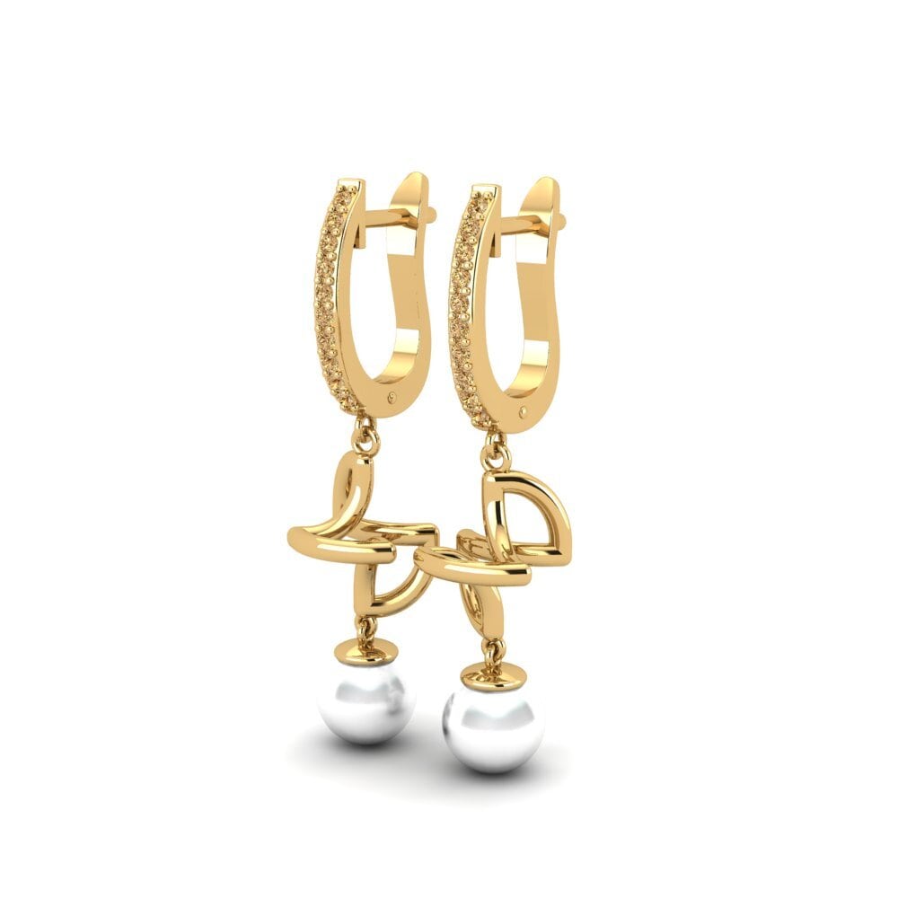 Brown Diamond Women's Earring Eirervefro