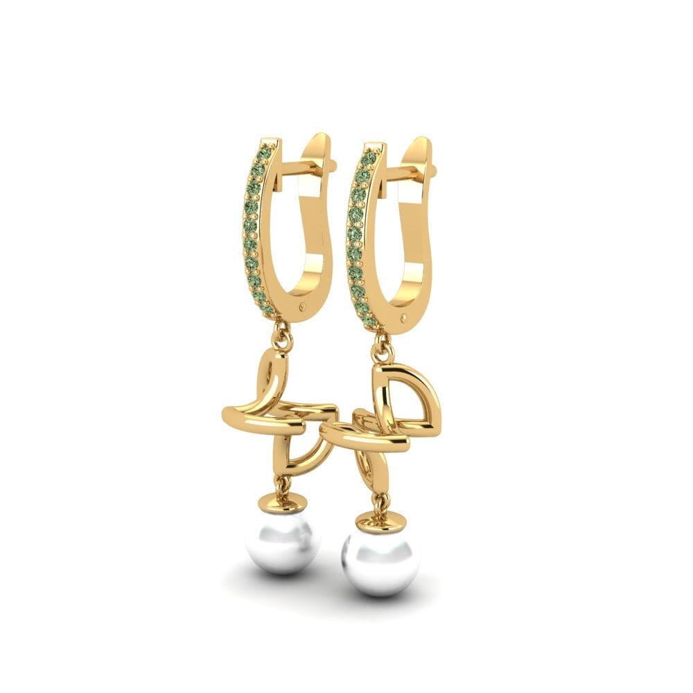 Green Diamond Women's Earring Eirervefro