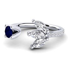 Open Sapphire Engagement Rings