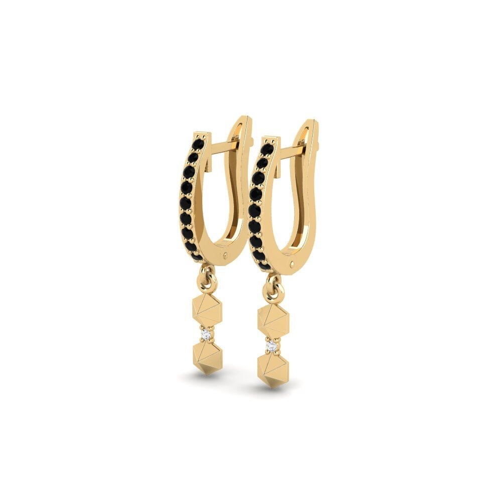 Nilam Hitam Anting-anting wanita Ekangami