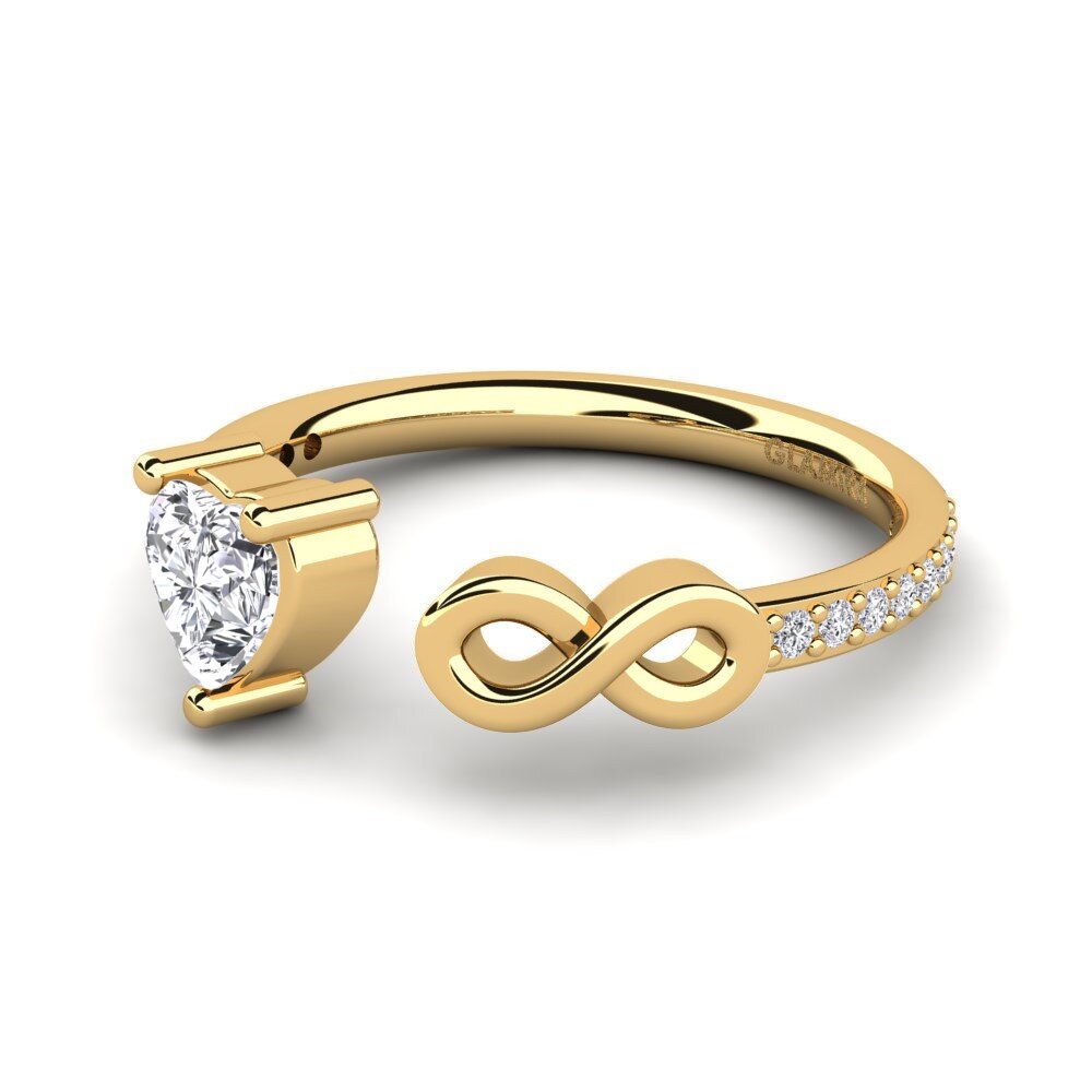 Oro Giallo 585 Anello Ekaterina