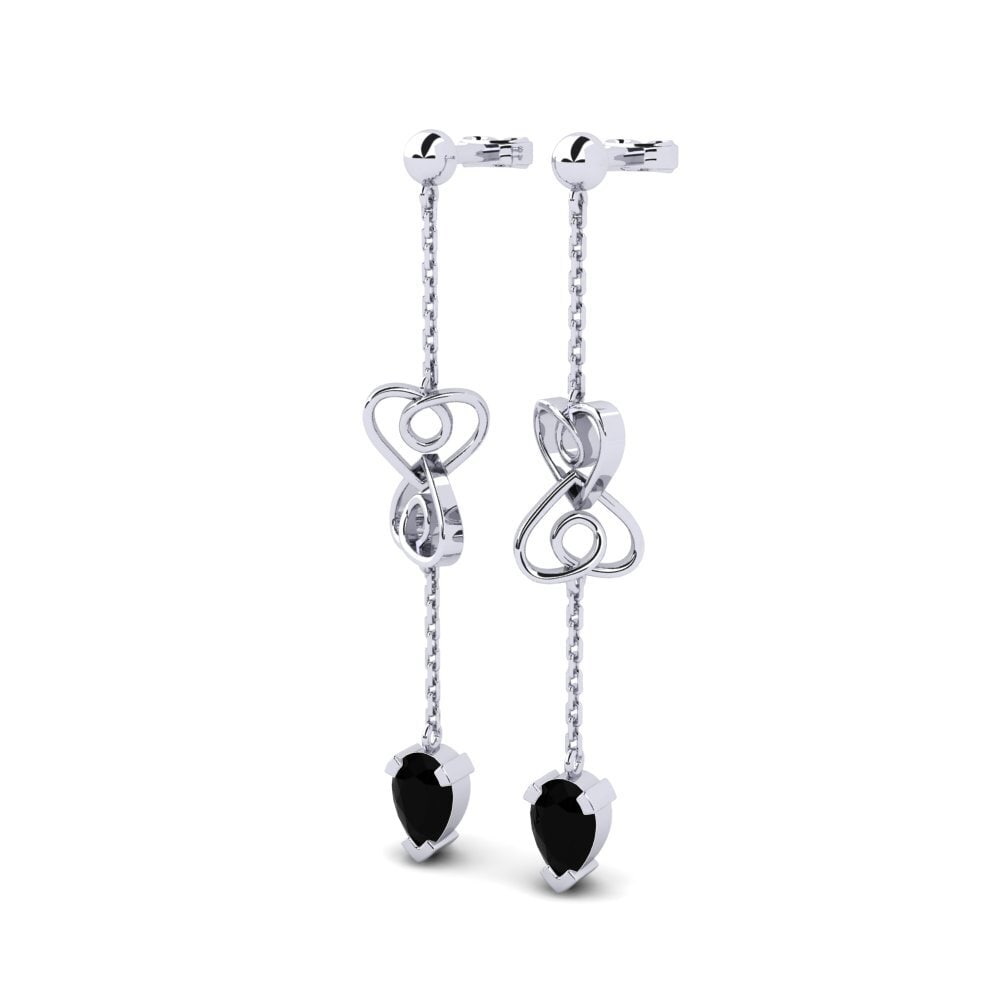 Black Sapphire Women's Earring Ekvilibro