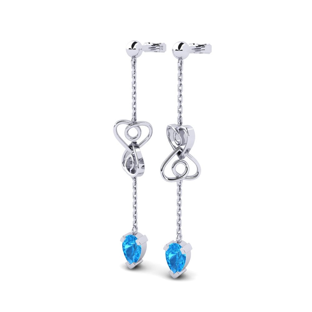Blue Topaz Earring Ekvilibro
