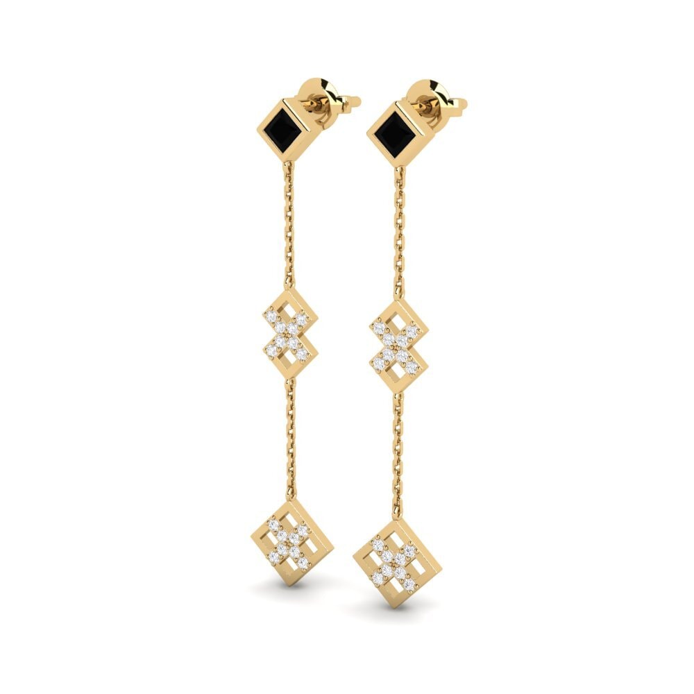 Black Sapphire Women's Earring Elain