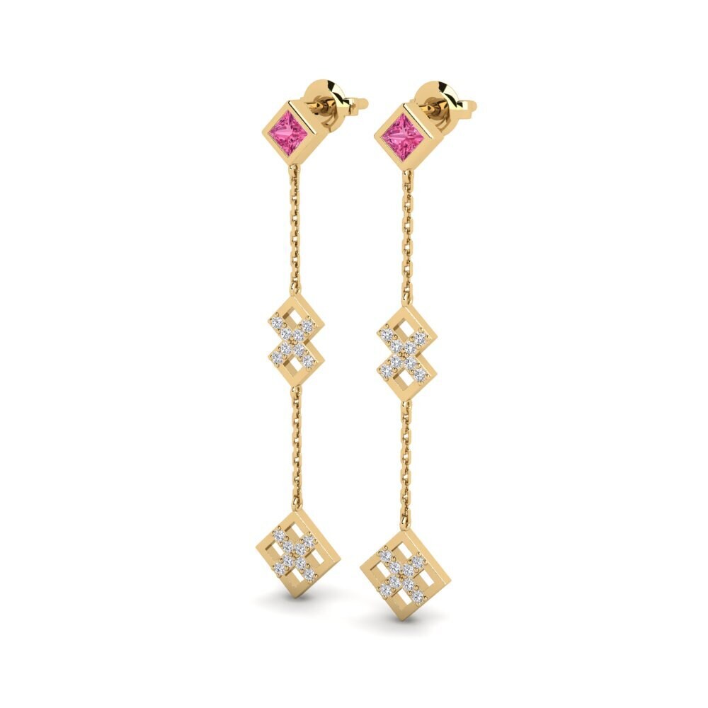 Pink Tourmaline Women's Earring Elain