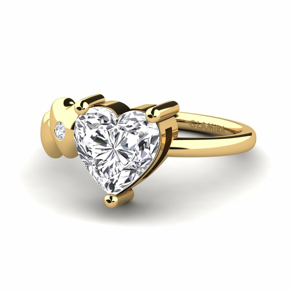 Oro Giallo 585 Anello Elauna