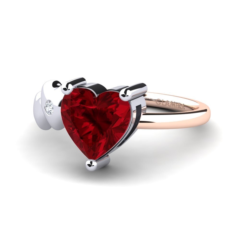 Circonita Roja Anillo Elauna