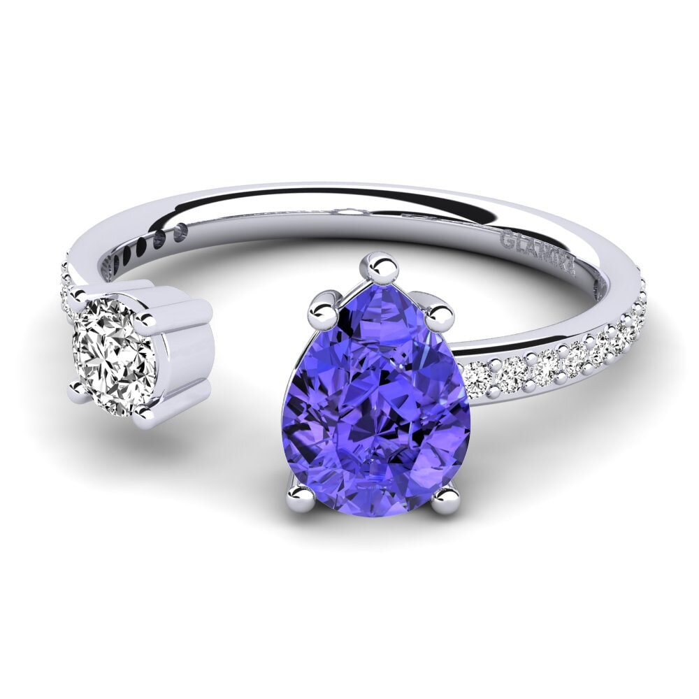 Tanzanite Engagement Ring Elayna
