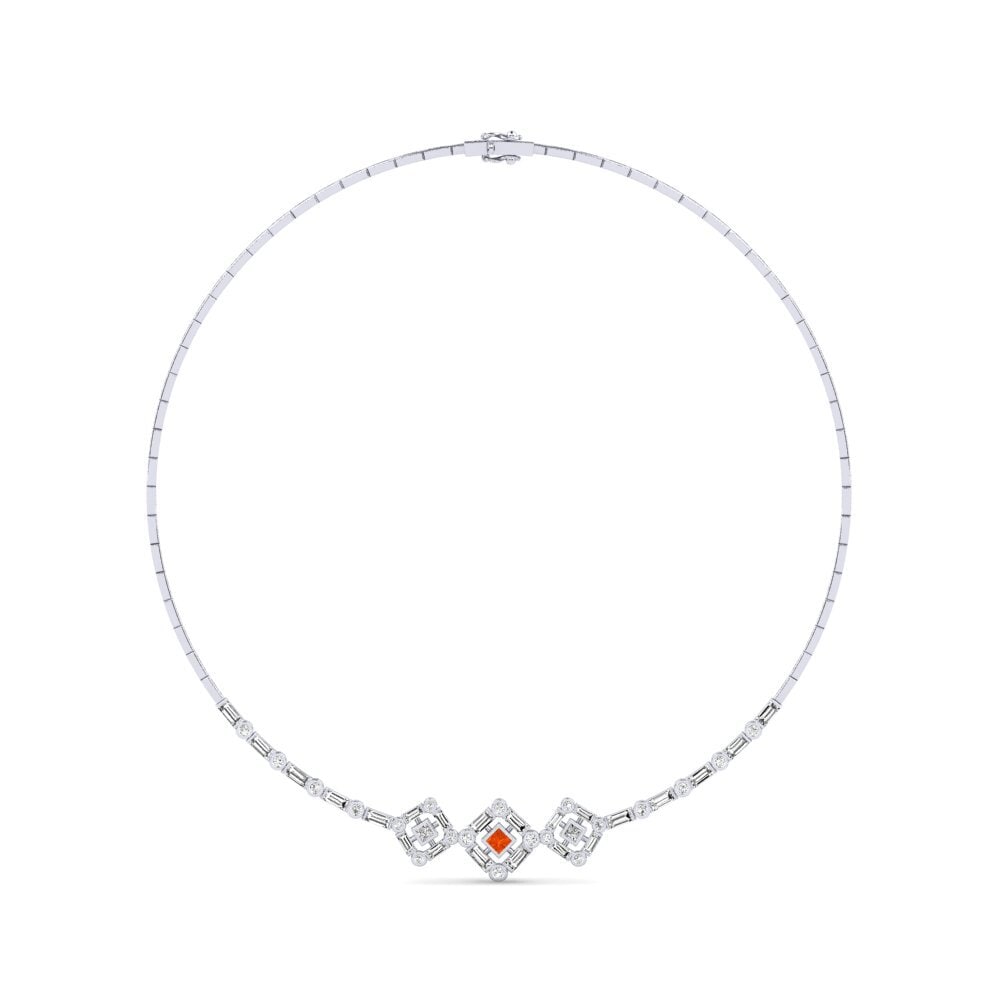 Fire-Opal Collier Elbeuf