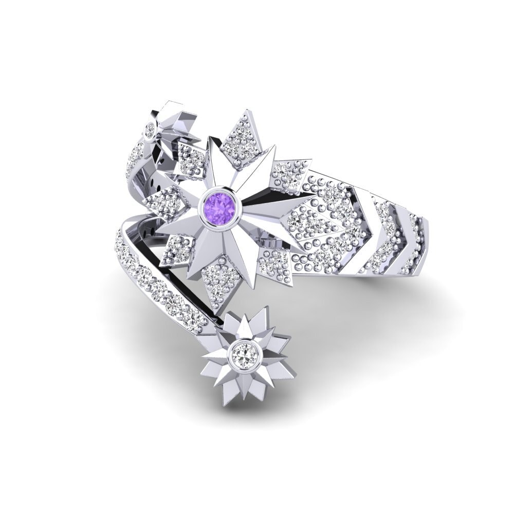 Amatista Anillo Elemmire